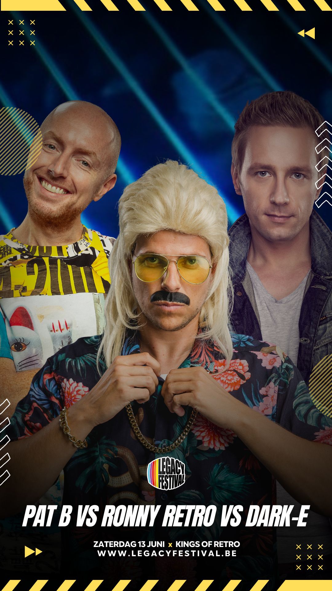 Pat B B2B Dark-E B2B Ronny Retro